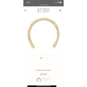 Gigi Burris EMMA BAND | OCEAN headband